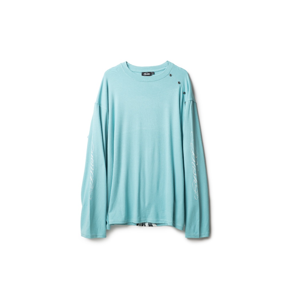 LONGSLEEVE BLISH เสื้อเชิ้ตแขนยาวลายม้าลายไขว้