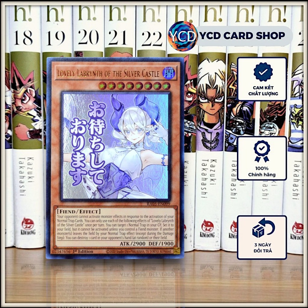 [YCDcardgame] การ์ด yugioh ของแท้ Lovely Labrynth of the Silver Castle – Ultra Rare