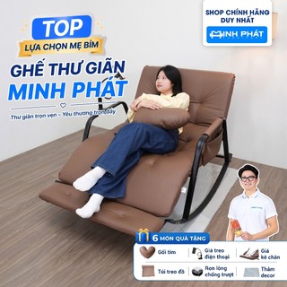[MINH PHÁT] Ghế bập bênh Minh Phát có kệ để chân điều chỉnh 5 tư thế bảo hành 24 tháng
