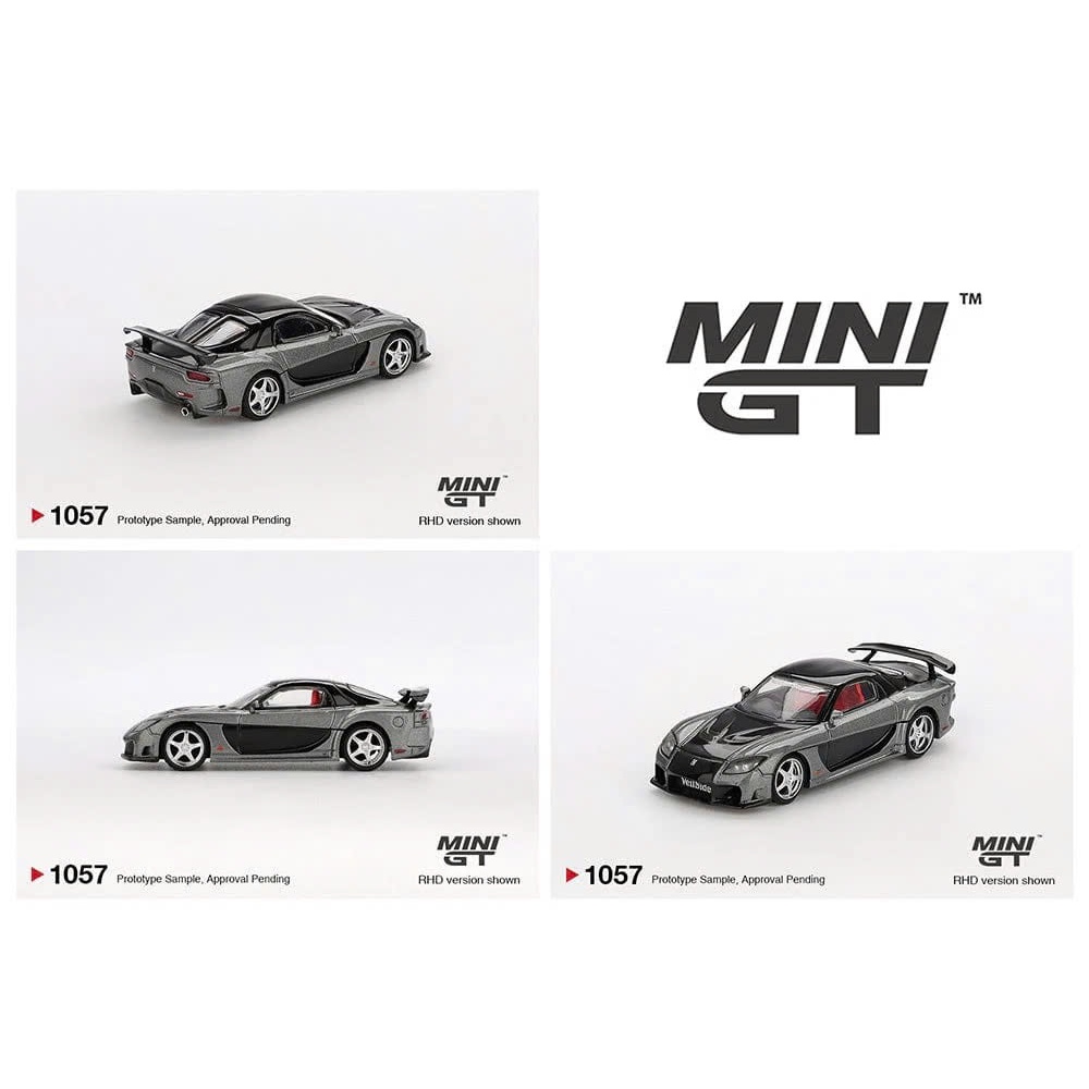 MiniToys - MiniGT Mazda RX-7 Veilside Fortune 7 (สีเทา) >1057