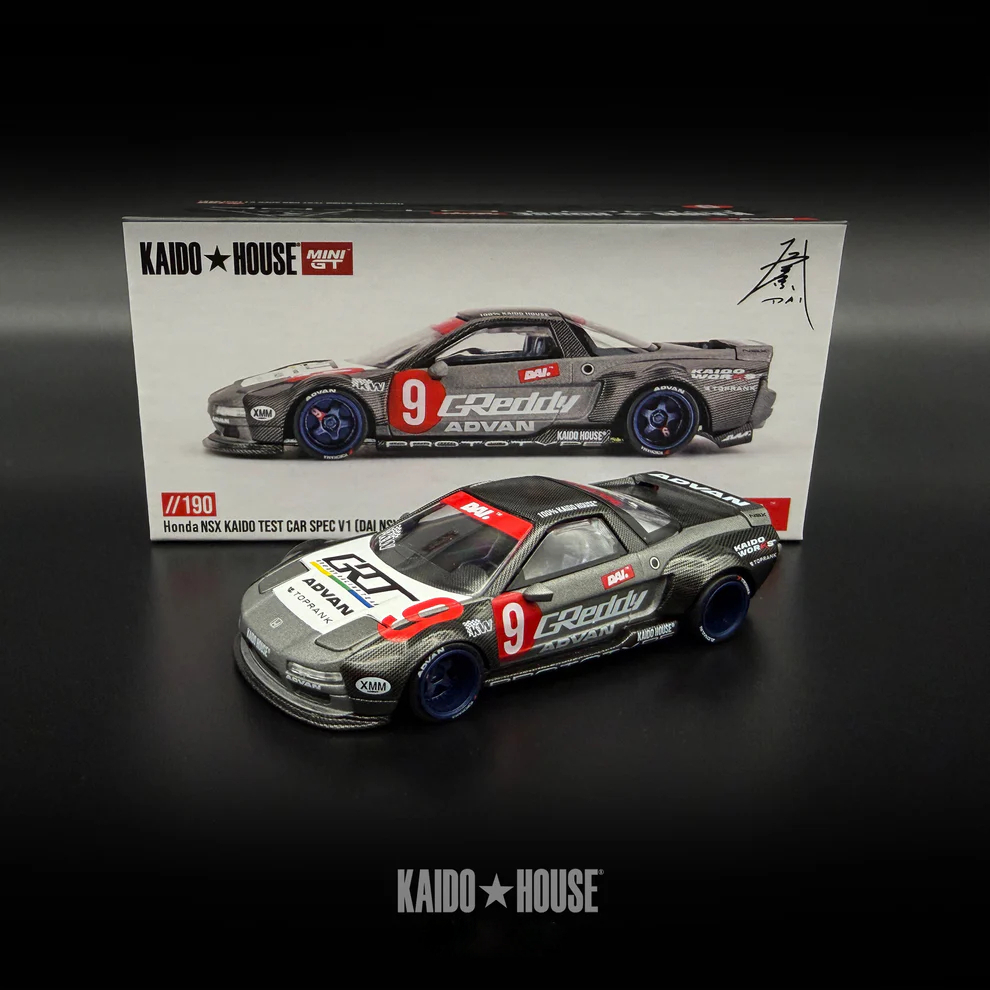 Honda NSX Kaido Test Car Spec V1 โลหะรุ่น 1:64 scale Kaido House KHMG190