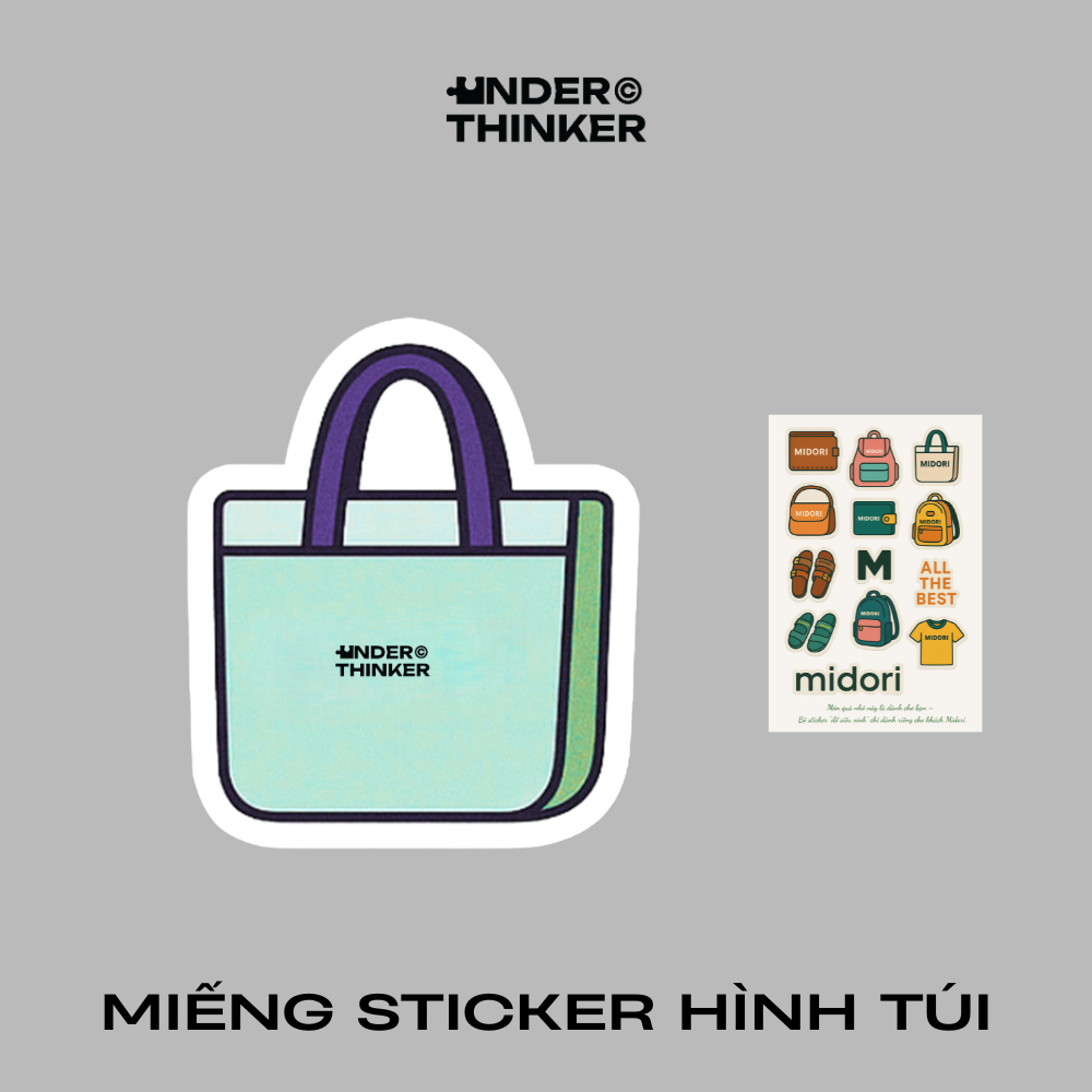 สติกเกอร์กระเป๋าถือเป้สะพายหลังเสื้อยืดตกแต่งสําหรับผู้ชายและผู้หญิงแบรนด์ | ผู้คิดใต้