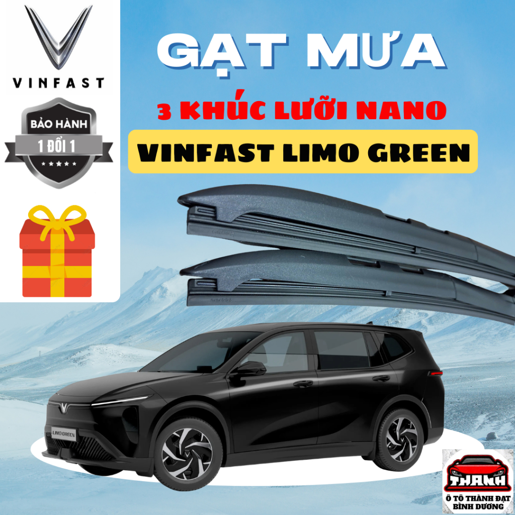 VINFAST CAR WIPER LIMO-VF3-VF5-VF6-VF7-VF8-VF9-VFe34-HERIO-LUX-FADIL-ผ้าเช็ดทําความสะอาดใบมีดซิลิโคน