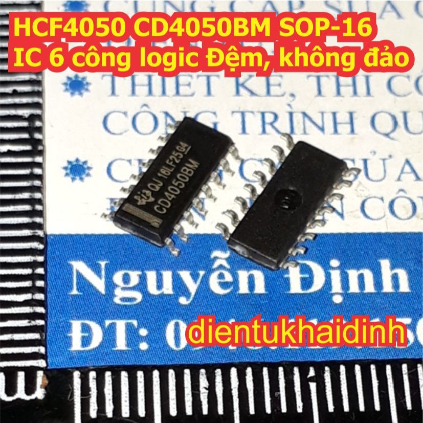 10 ชิ้น CD4050BM CD4050 HCF4050 SOP-16 IC 6 ไม่ใช่สวิตช์ตรรกะ, บัฟเฟอร์ไม่อยู่ kde2060