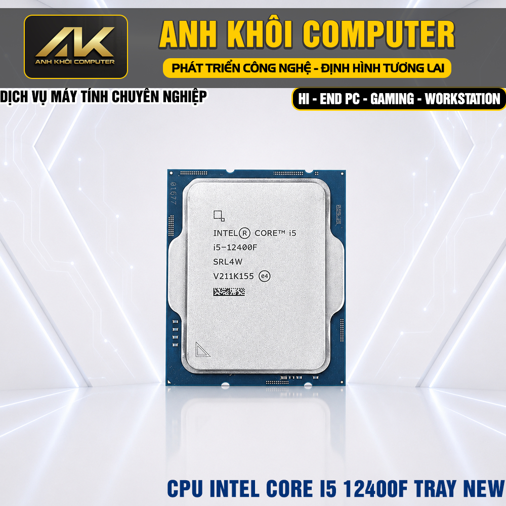 Intel Core i5-12400F CPU TRAY ใหม่ 3 ปี