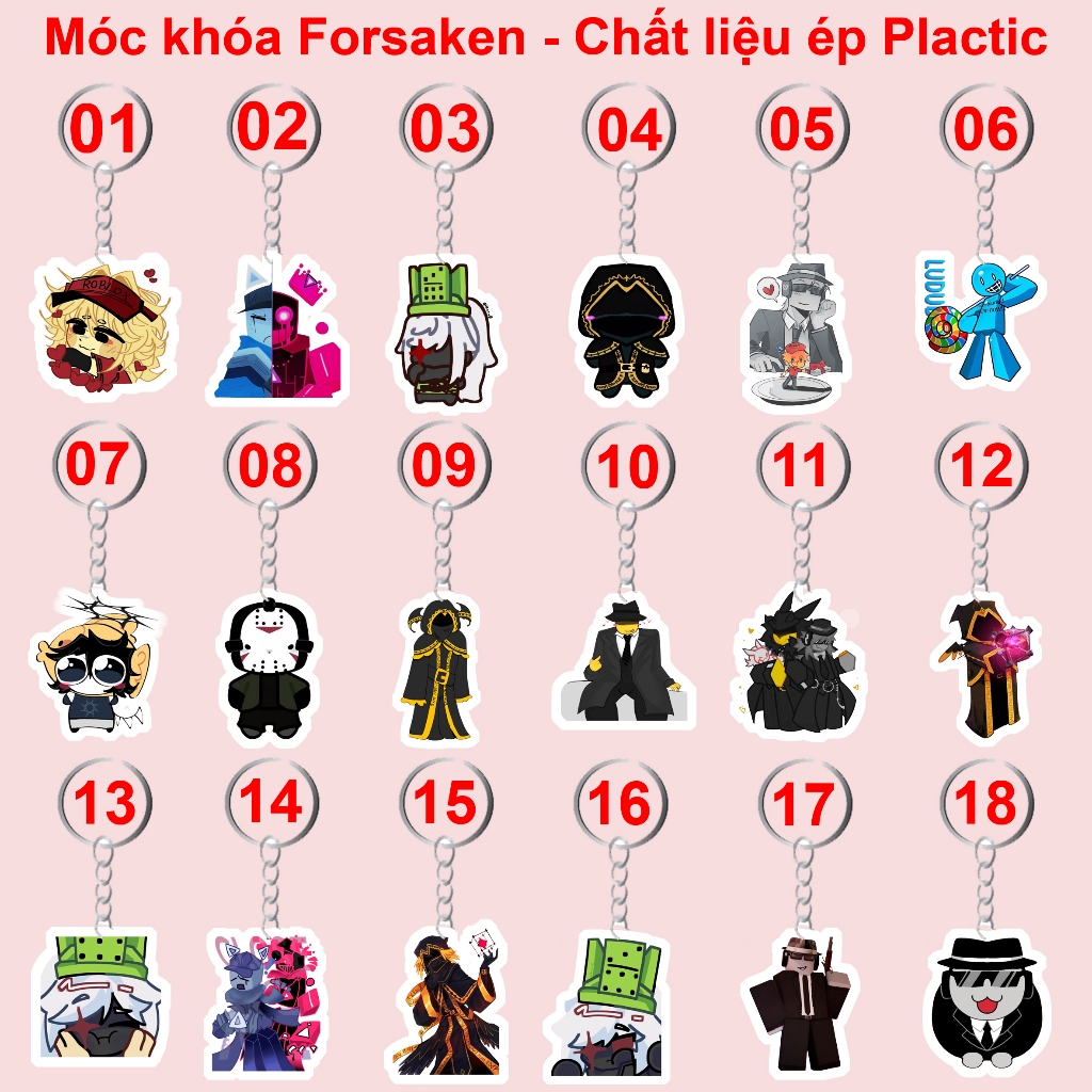 Forsaken โอกาส Dusekkar Taph Two Time Staedsky Elliot Veeronica Slasher Guest Builderman Noob Noli พ