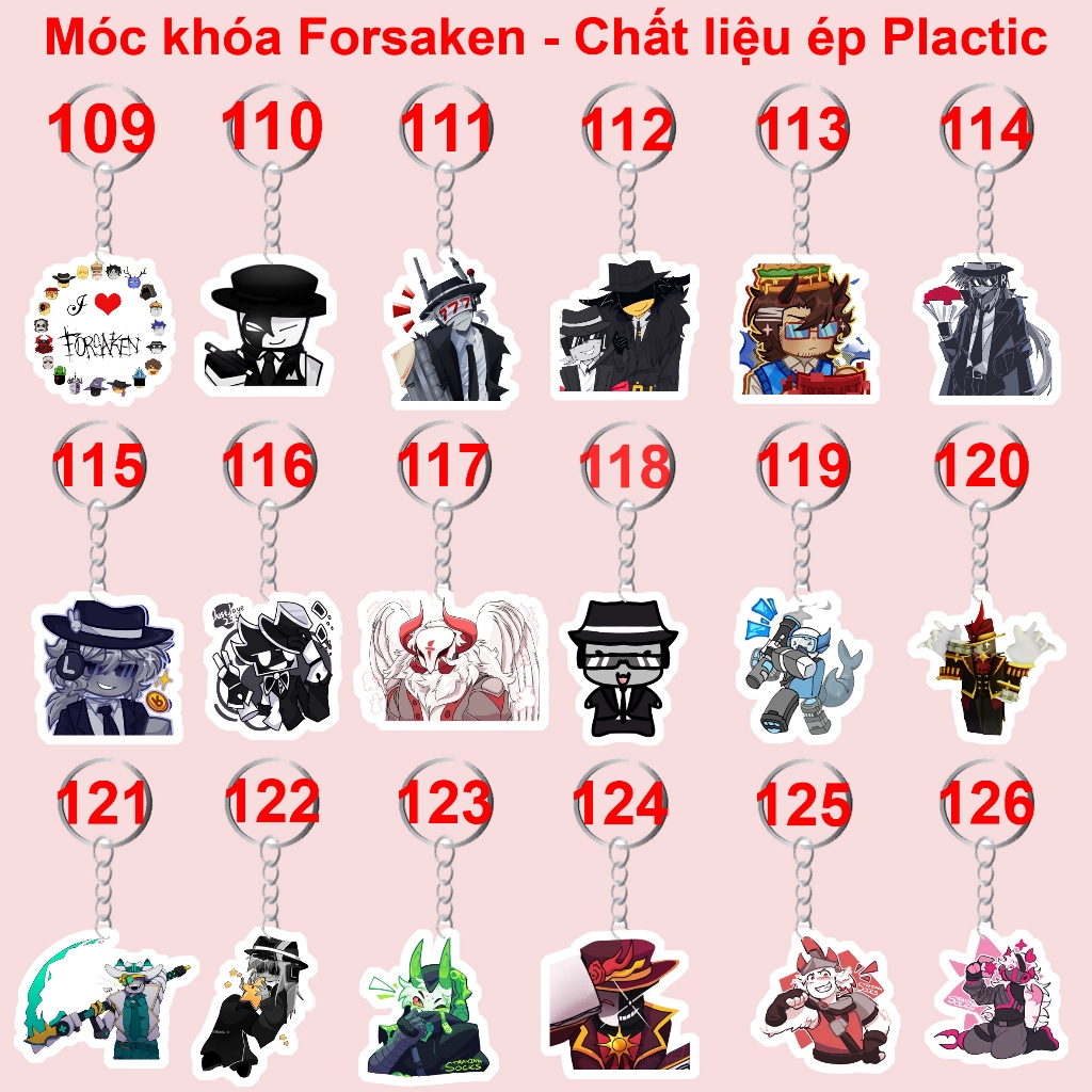Forsaken โอกาส Dusekkar Taph Two Time Staedsky Elliot Veeronica Slasher Guest Builderman Noob Noli พ