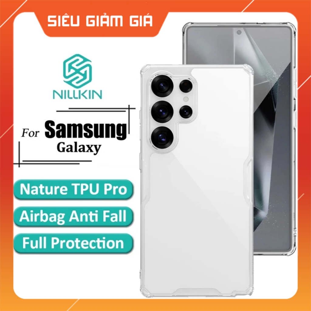 Nillkin Nature TPU Pro Soft Case สําหรับ Samsung Galaxy S26 Ultra S25 Ultra S24 Ultra S26 Plus S25 P