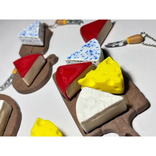 3D PRINTED CLICKER CHEESE COLLECTION พวงกุญแจ/MODEL