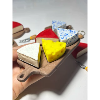 3D PRINTED CLICKER CHEESE COLLECTION พวงกุญแจ/MODEL