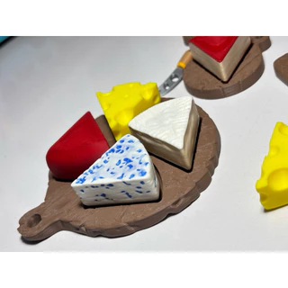 3D PRINTED CLICKER CHEESE COLLECTION พวงกุญแจ/MODEL