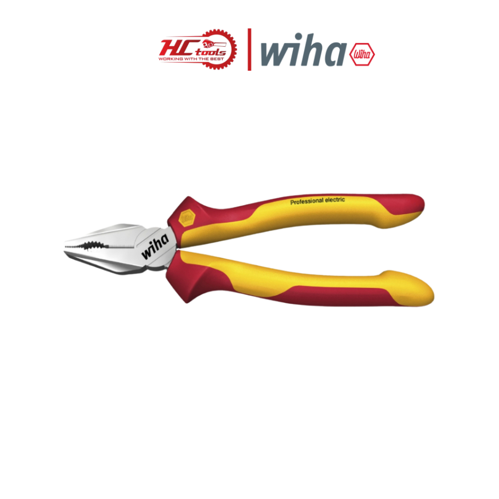 Wiha 26708 Germany 180mm 1000v คีมอเนกประสงค์หุ้มฉนวน - สินค้าของแท้ | HCTOOLS