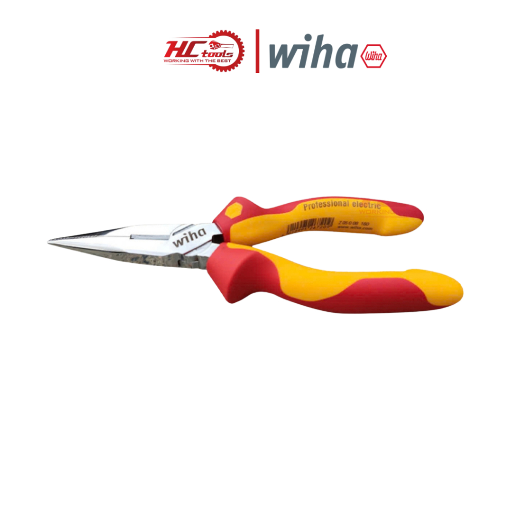 คีมปากแหลมหุ้มฉนวน 1000v Wiha 26720 Germany 160mm - สินค้าของแท้ | HCTOOLS