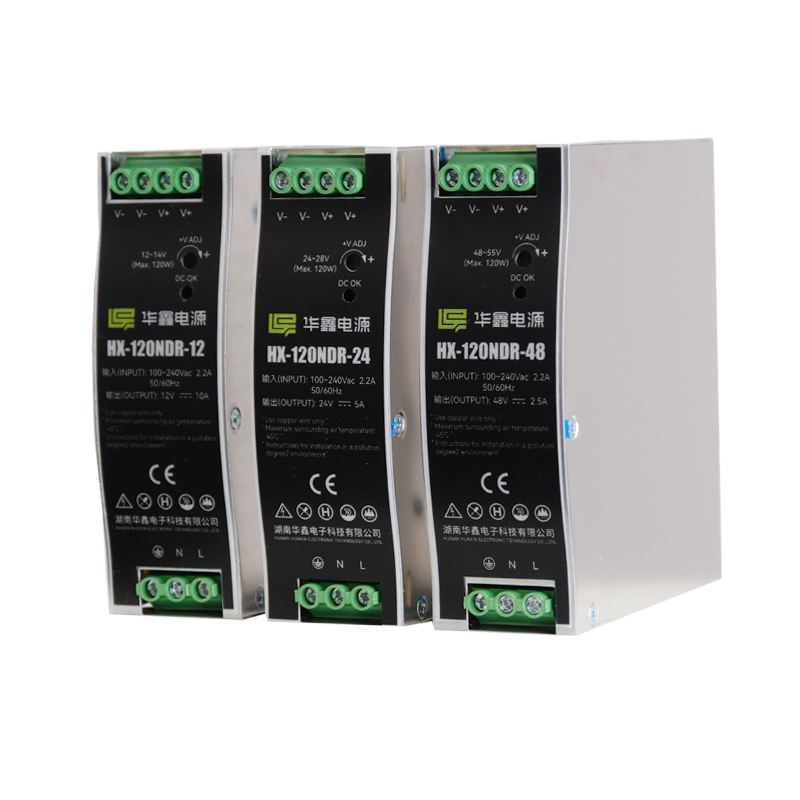 แหล่งจ่ายไฟราง DIN, NDR 120W, อะแดปเตอร์ไฟ Whoosh, NDR-120-12, NDR-120-24, แหล่งจ่ายไฟติดตั้งรางอุตส