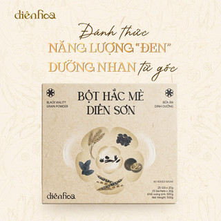 Bột Hắc Mè Diên Sơn - Diên Hoa, 25Gx20g Hỗ Trợ Dưỡng Tóc, Dưỡng Khí Huyết
