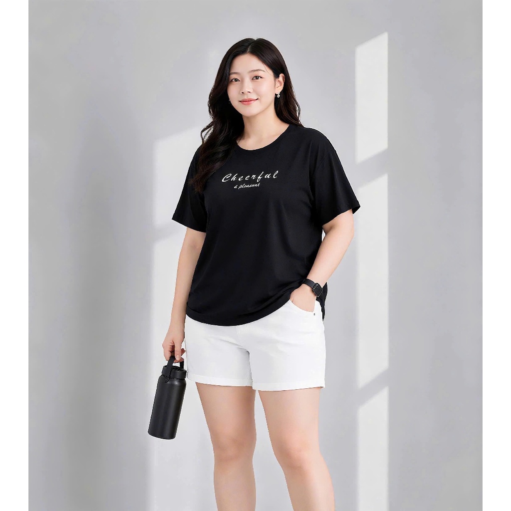 เสื้อยืด ( APC) Bigsz 47KG-120KG. ผ้าคอตตอนนิ่ม โปร่งสบาย มีให้เลือก 6 สี