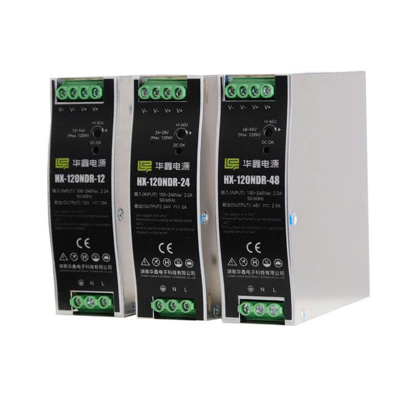 แหล่งจ่ายไฟราง DIN, NDR 120W, Whoosh DC Power Supply, NDR-120-12, NDR-120-24, แหล่งจ่ายไฟติดตั้งรางอ