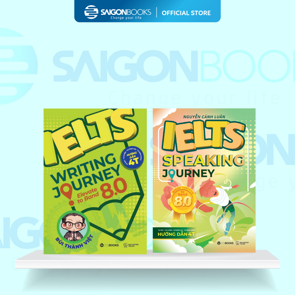 หนังสือ IELTS JOURNEY ขั้นสูง Combo: IELTS พูด 8.0 และ IELTS Writing 8.0
