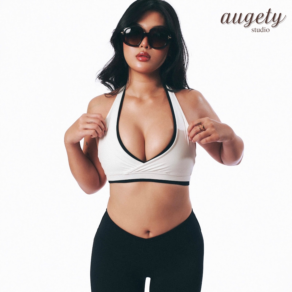 Augety Studio Womens Strapless Collar Bras, MOLLY Halter-Neck Bras