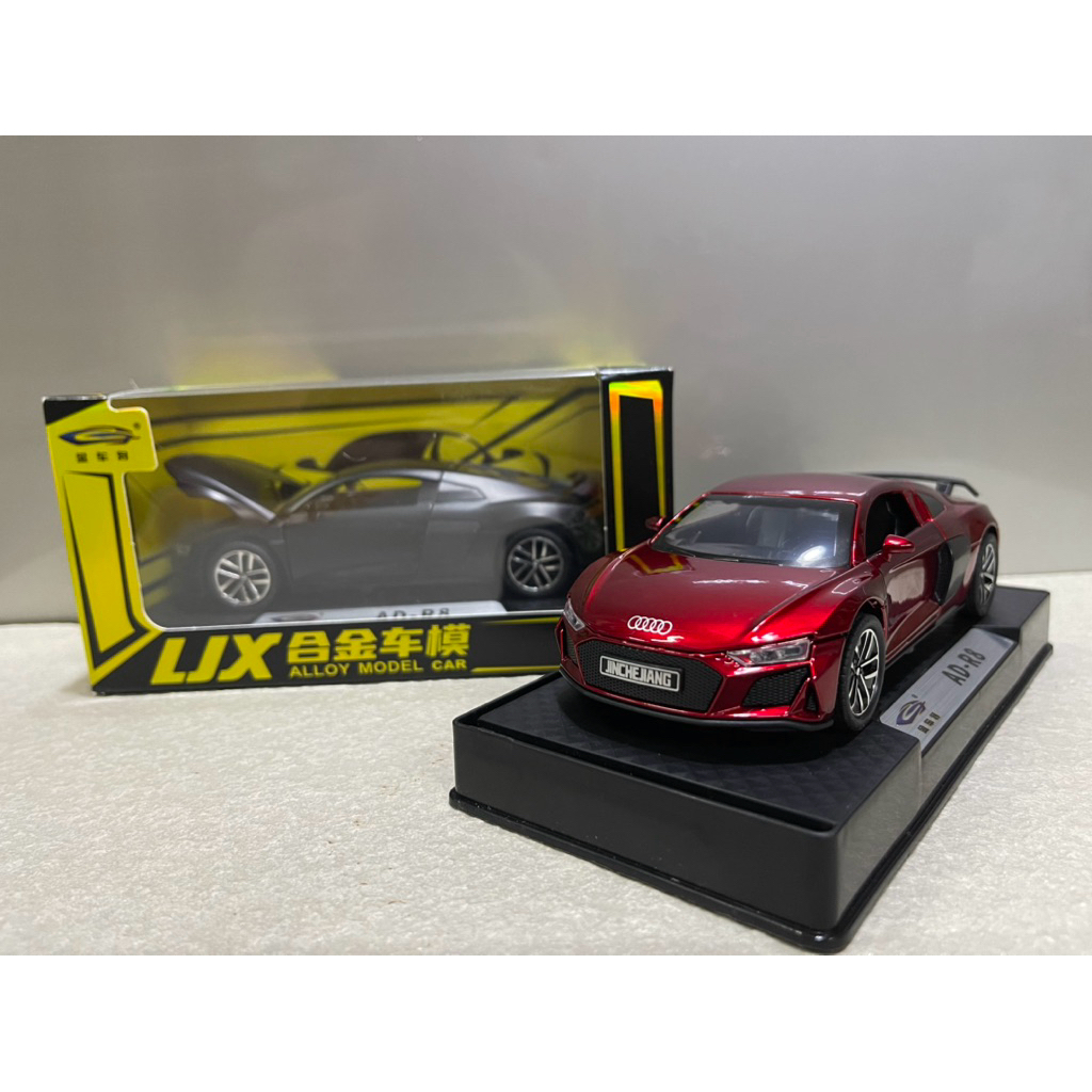 Audi R8 V10 Plus 1:32 โมเดลตกแต่งโลหะ (XAUD32R8)