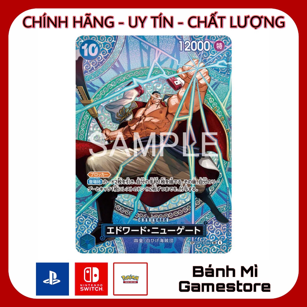 One Piece TCG: Edward Newgate SP OP13-042 SR Adventure on KAMIs Island ญี่ปุ่น