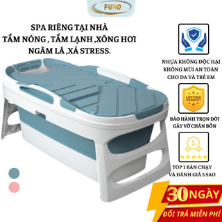 Bồn tắm gấp gọn cho người lớn FUHO chất liệu nhựa PP và hạt nhựa TPE, có thể làm bể bơi