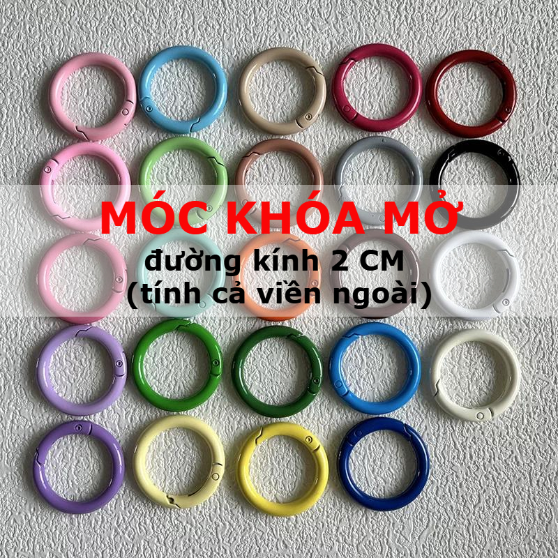 PACK OF พวงกุญแจทรงกลม 2CM 10 ชิ้น สําหรับสาย BB3 สายมาคราเม่ สายห้อยโทรศัพท์แฮนด์เมด