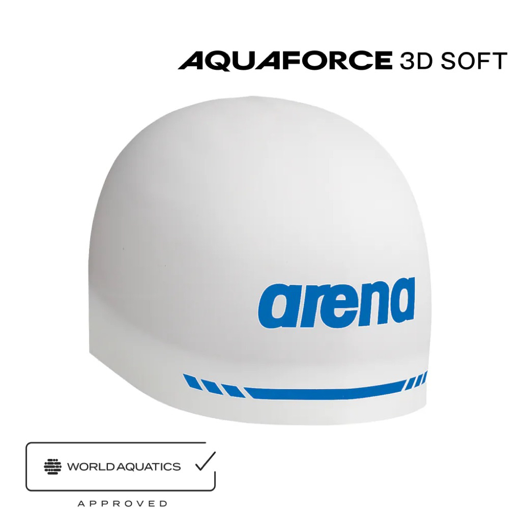 Arena AQUAFORCE shop หมวกว่ายน้ํา 3D ขนาดเล็กการแข่งขัน - ดันคูโลอิ