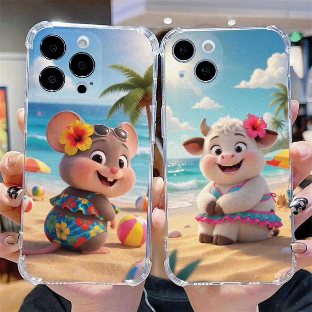 เคสพิมพ์ลาย Matte 12 Zodiac Animals สําหรับ iPhone x - 17 Pro Max Plus