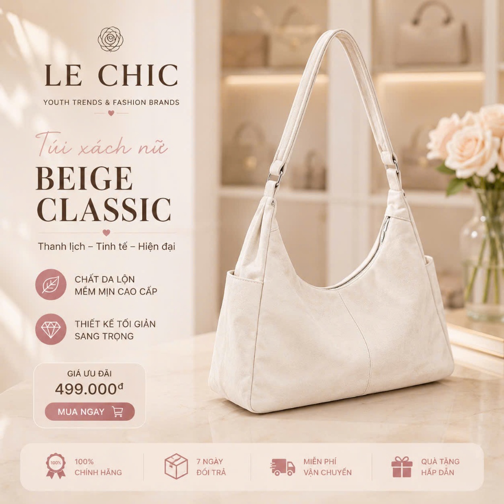 BASIC FABRIC WHITE TOLE BAG, SPORTS BAG, TRAVEL BAG SUITABLE สําหรับ BOTH ผู้ชายและผู้หญิง - LE CHIC