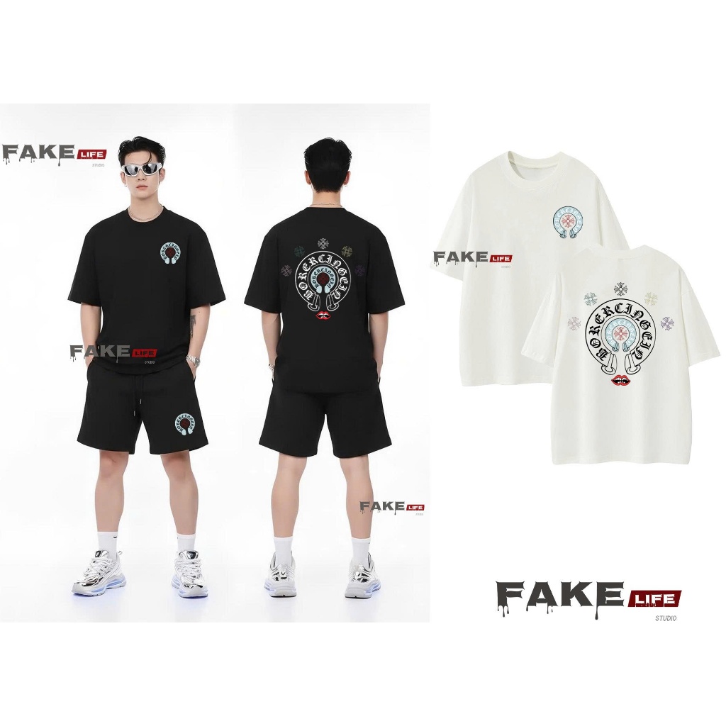 ชุดเสื้อผ้า MODEL CHORME HEARTS ชีวิตปลอม PERSONALITY Basic MODEL ผ้า 100% COTTON SHIRT THICK FISH L