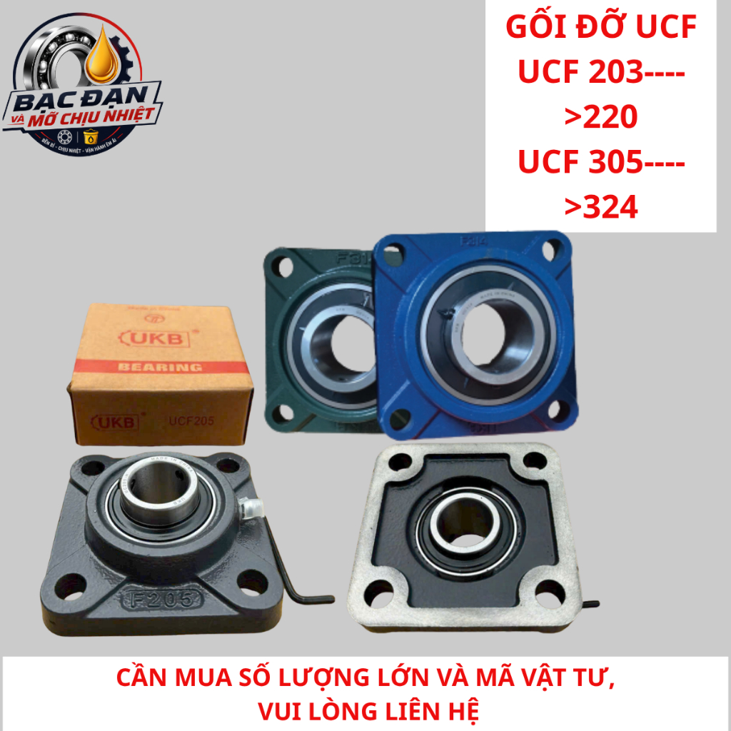 ตลับแบริ่ง UCF204 UCF205 UCF206 UCF207 UCF208 UCF209 UCF210 UCF212