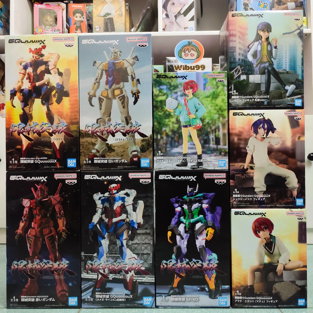 Amate Model Yuzuriha Nyaan Shuji Ito Mobile Suit Gundam GQuuX ของแท้ Bandai Japan ใหม่เอี่ยม
