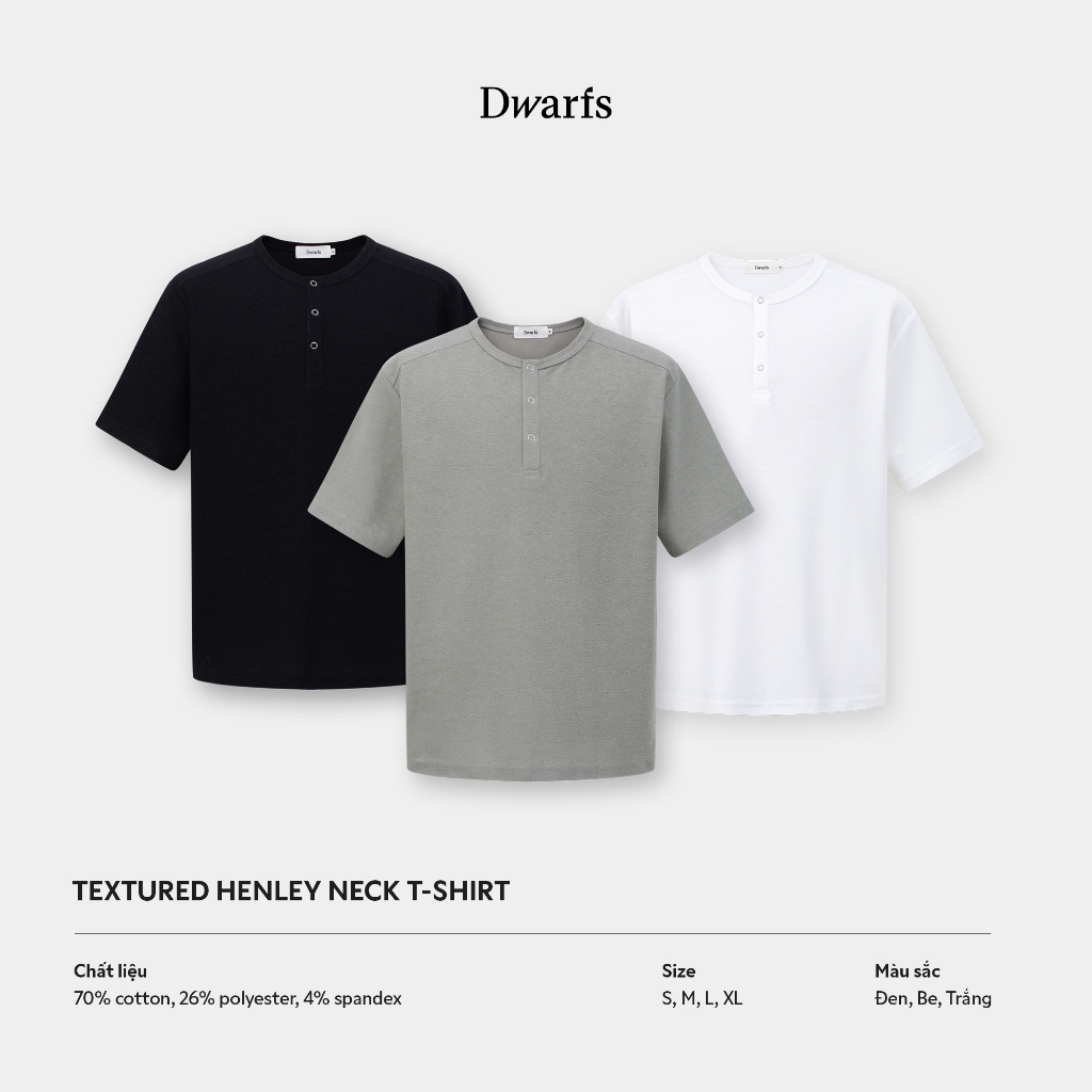เสื้อยืดคอ Henley***