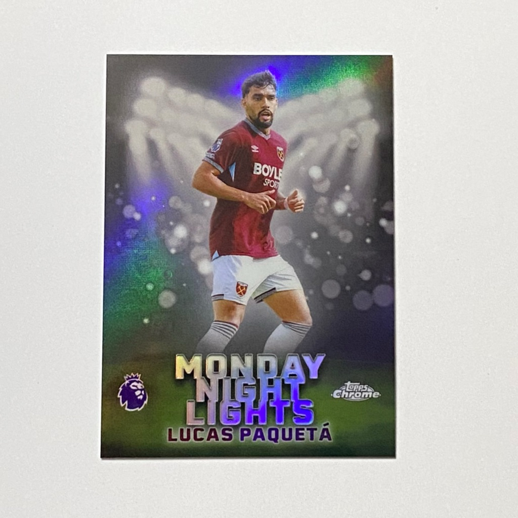 การ์ดเครื่องเล่น TOPPS CHROME Premier League 2026