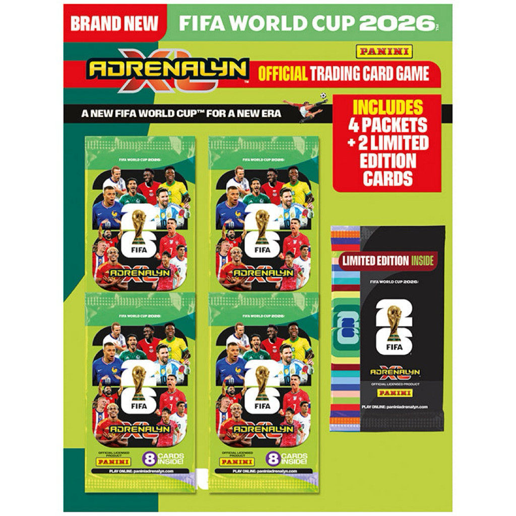 [ Multi Pack PA World Cup 2026 ] Multi Pack Panini Adrenalyn XL World Cup 2026 Card Pack 25/26 ( 34 ใบ)