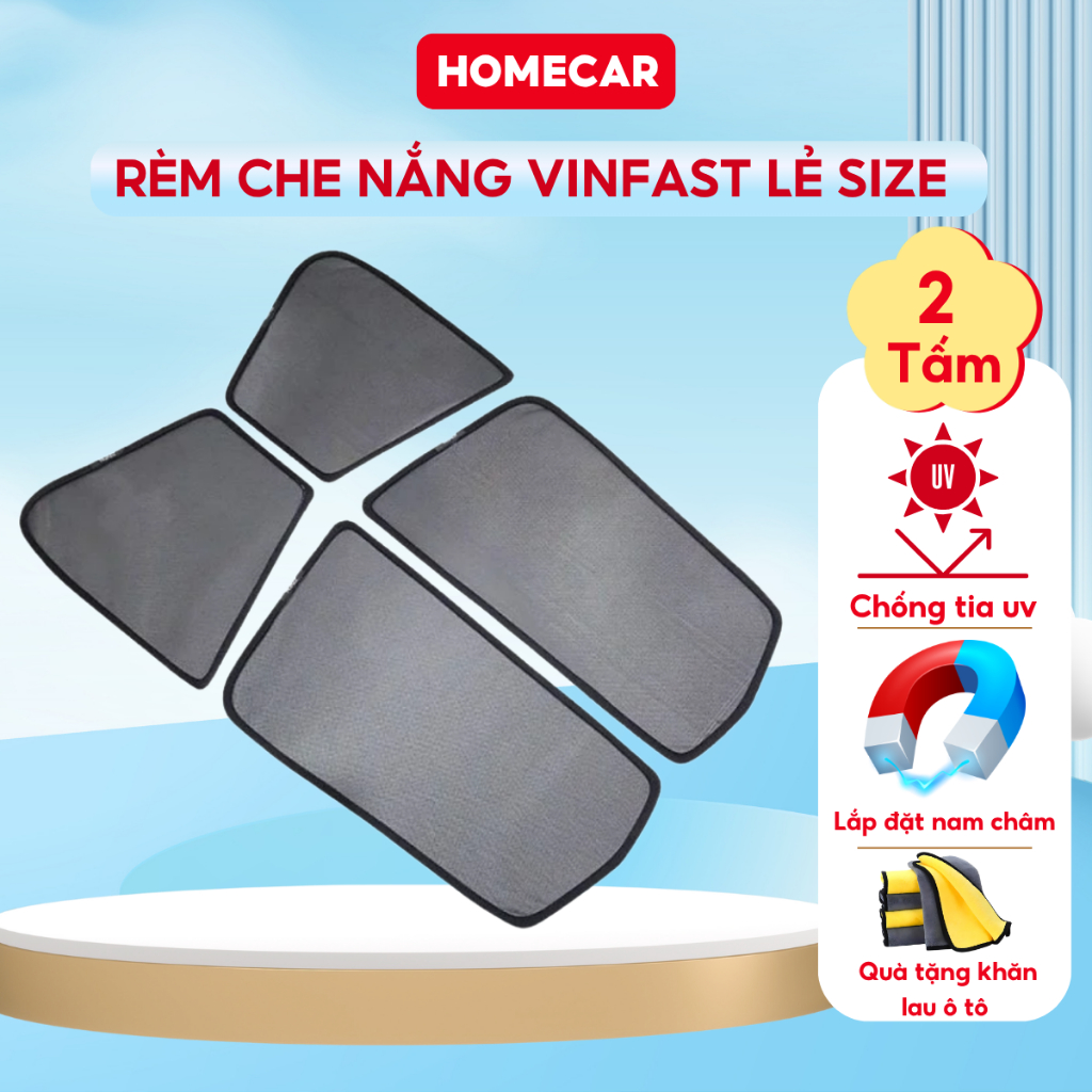 VinFast Car Sun Shade แม่เหล็กขนาดเดียวตามยานพาหนะ VF3 VF5 VF6 VF7 VF8 VF9 ดีป้องกันแสงแดดและฉนวนกัน