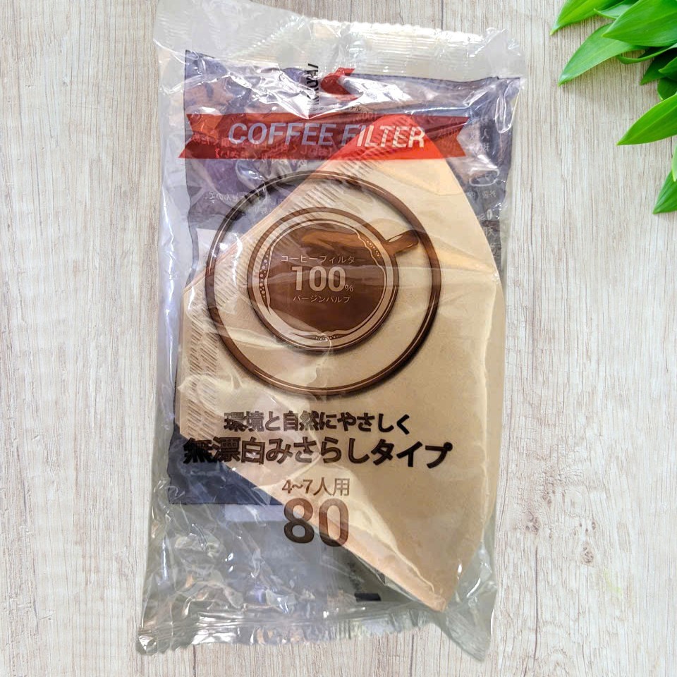 KOKUSAI [BROWN bag 80 แผ่น] GERMAN Coffee Filter PAPER 185mm x 114mm Coffee Filter