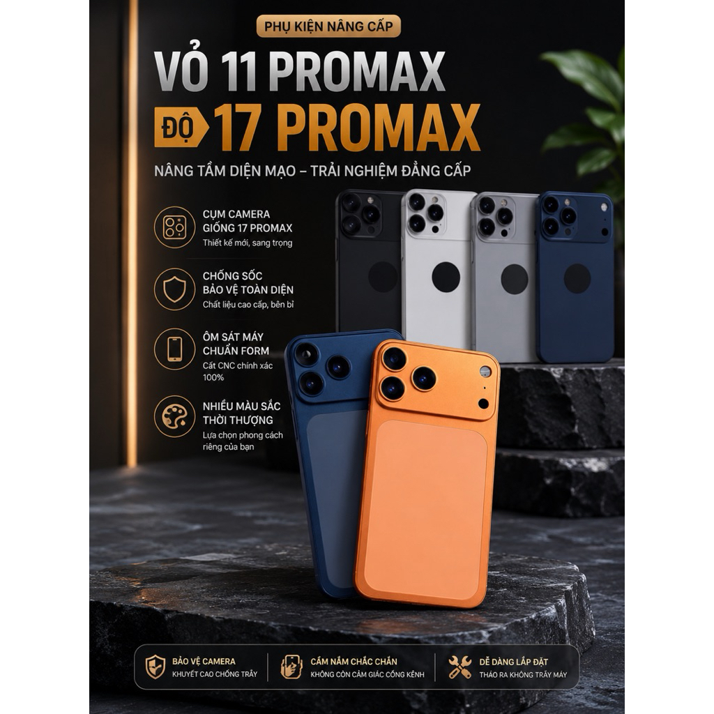 CASE FOR 11PROMAX สูงสุด 14PM, 15PM, 16PM, 17PM - 11PM SIDE CASE สวยแน่น วัสดุโลหะ