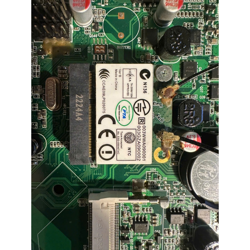 Mini PCIe WiFi Card สําหรับเครื่องอุตสาหกรรม
