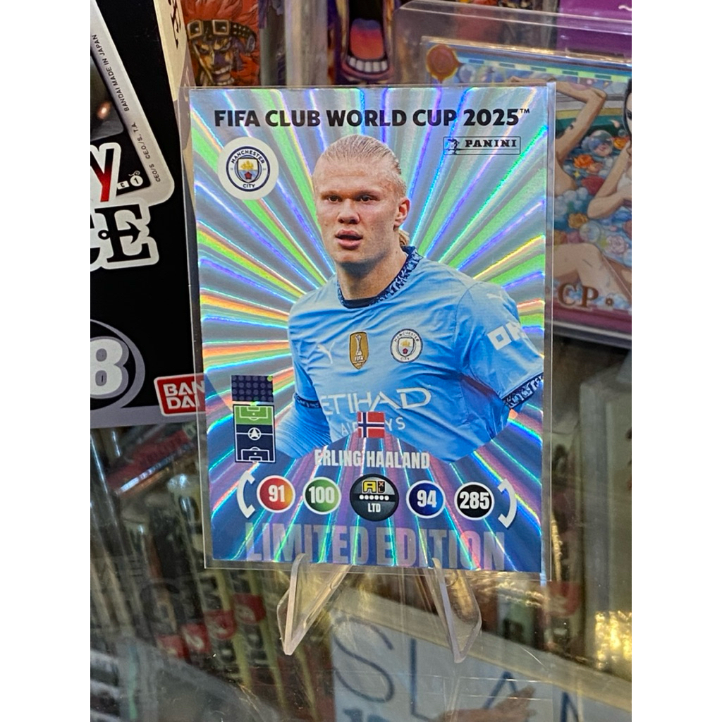 [SOLD เท่านั้นสําหรับจอแสดงผล]Erling Haaland Panini FIFA Club World Cup 2025 Manchester City Limited