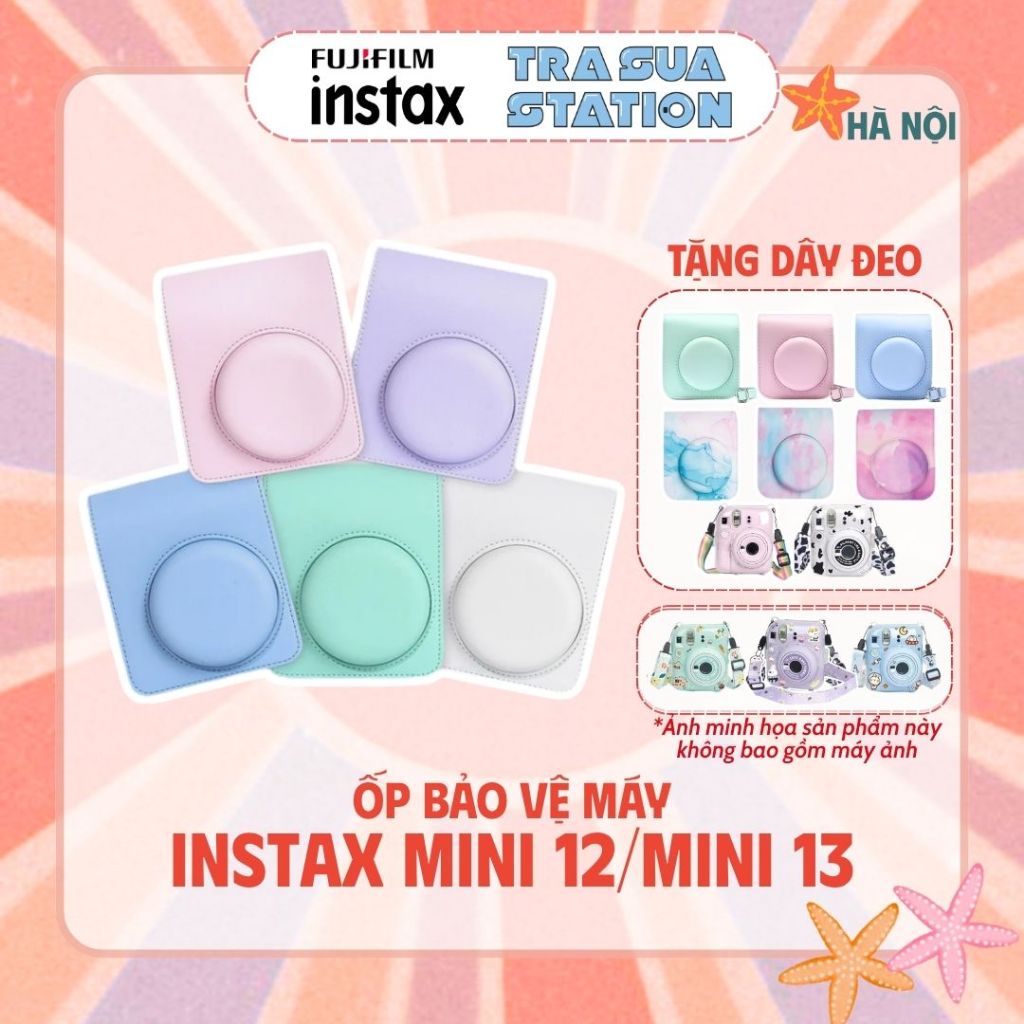 เคส instax mini 13/ Mini 12 เคสป้องกันสําหรับกล้อง instax Mini 12/ Mini 13 - รวมสายฟรี