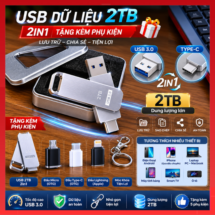 2TB Otg ประเภท C Pendeive 512GB Usb TypeC Otg แฟลชไดรฟ์สําหรับ Usb Otg iPhone Pendrive Storage