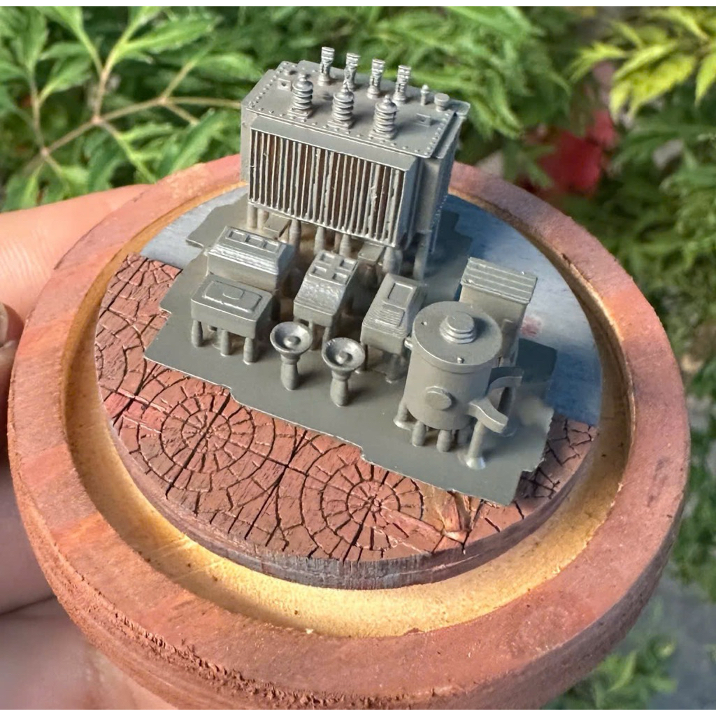ชุดเสาไฟฟ้า V2 ตกแต่งด้วยสเกล 1/64 diorama