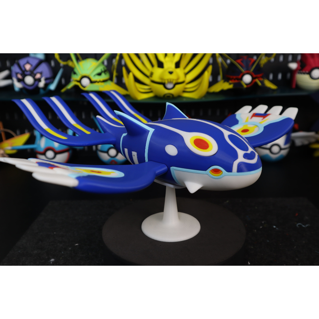 โมเดล Pokemon kyogre Primal - การพิมพ์ 3 มิติ