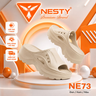 { NE73 } Dép Sục Nesty Cao 7cm Thương Hiệu Nesty – Êm Nhẹ, Đúc Nguyên Khối Hottrend 2026