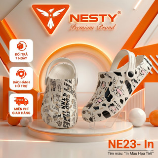 [ NE23 IN ] Dép Sục Gia Đình EVA Đế Cao 3Cm Êm Chân Không Mùi Chống Trơn Trượt Tốt