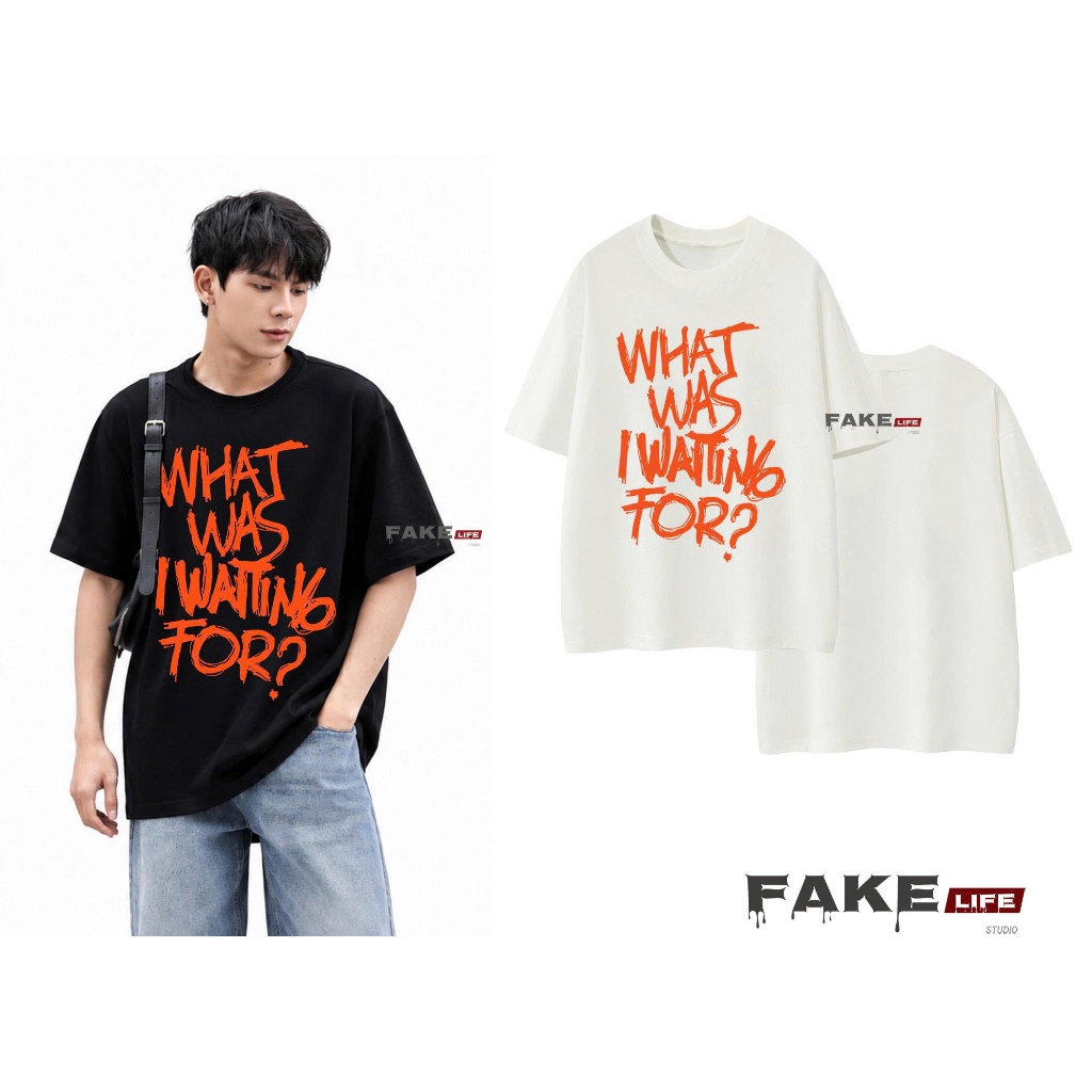 เสื้อยืดพิมพ์ลายคุณภาพสูง WHAT WAS I WATING สําหรับผู้ชายและผู้หญิงผ้าฝ้าย 100%