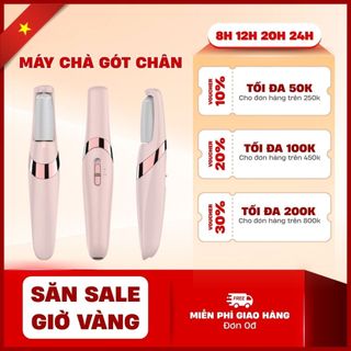 Máy chà gót chân loại bỏ da chết và vết chai, dụng cụ mài gót chân tại nhà 2 đầu mài, pin tích điện ( Bảo Hành 6 Tháng )