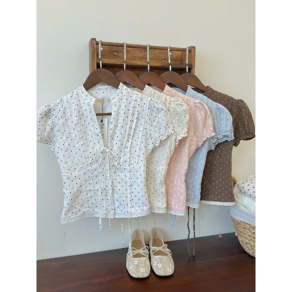 เสื้อคอเต่าปักโบว์ [บ้านวันพีช]